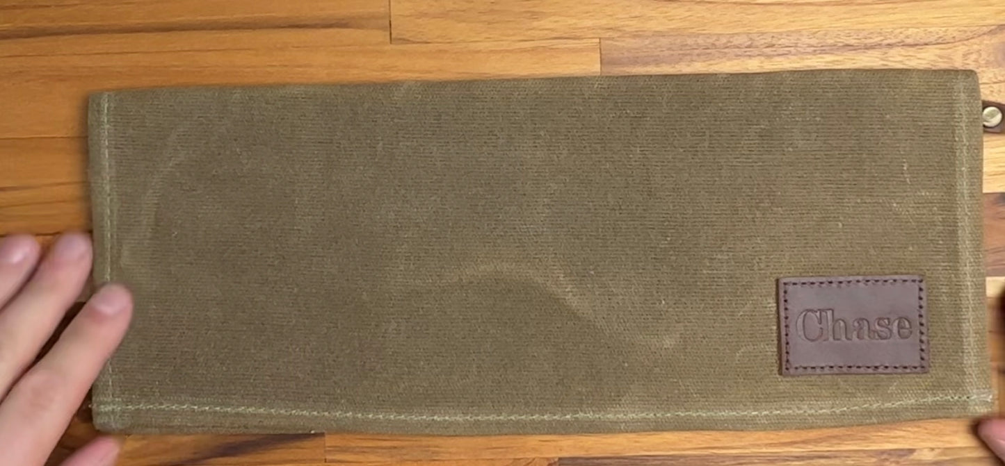 Vintage Canvas Watch Roll
