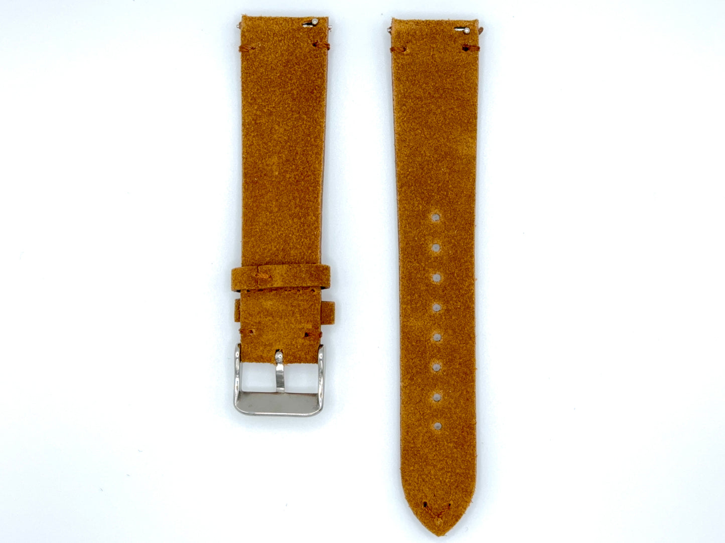 Brown Leather Suede Vintage Strap