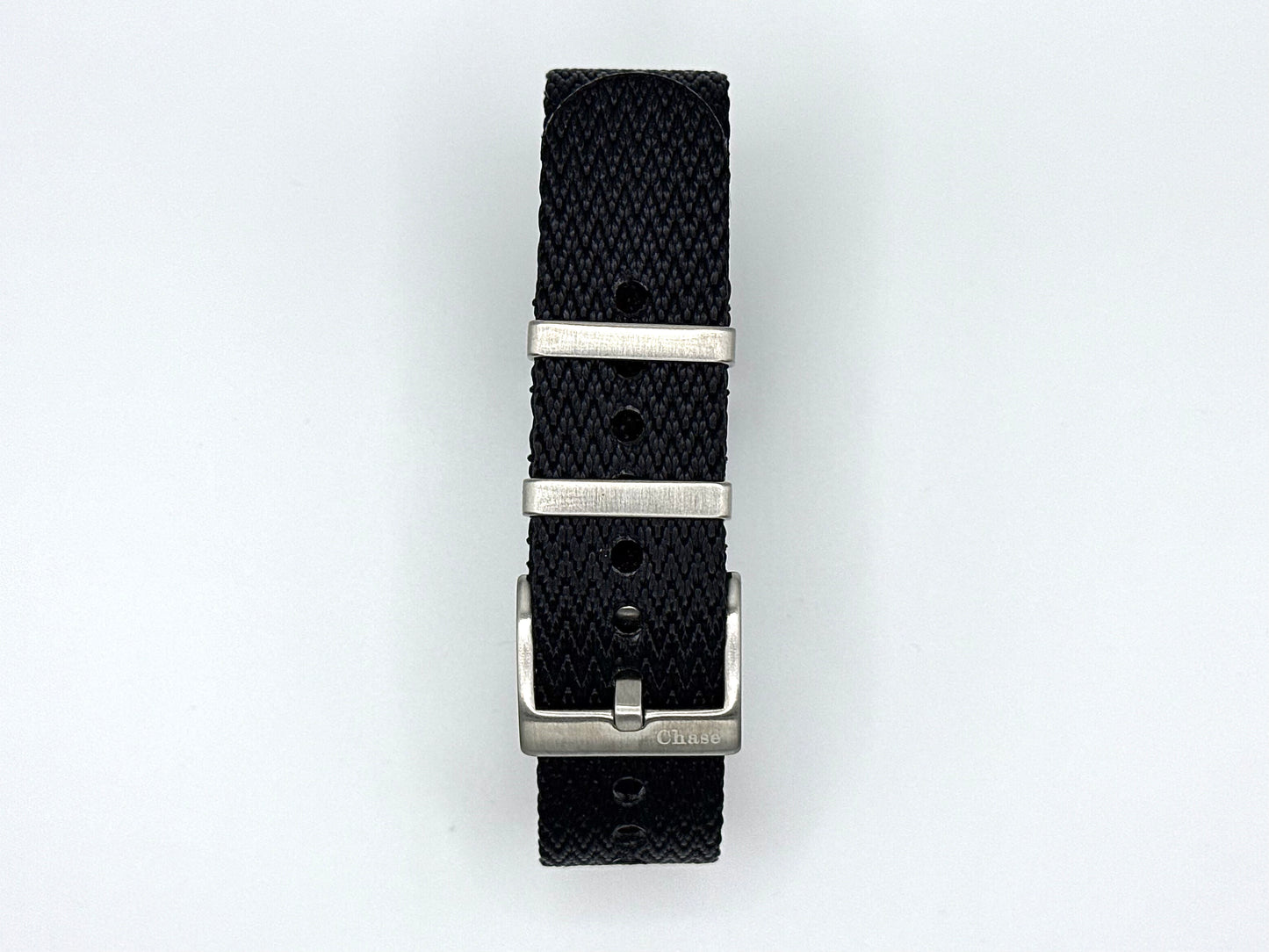 Black NATO Herringbone Strap